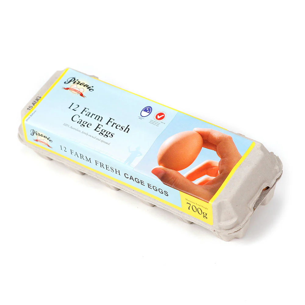 Pirovic Cage Eggs x12 700g
