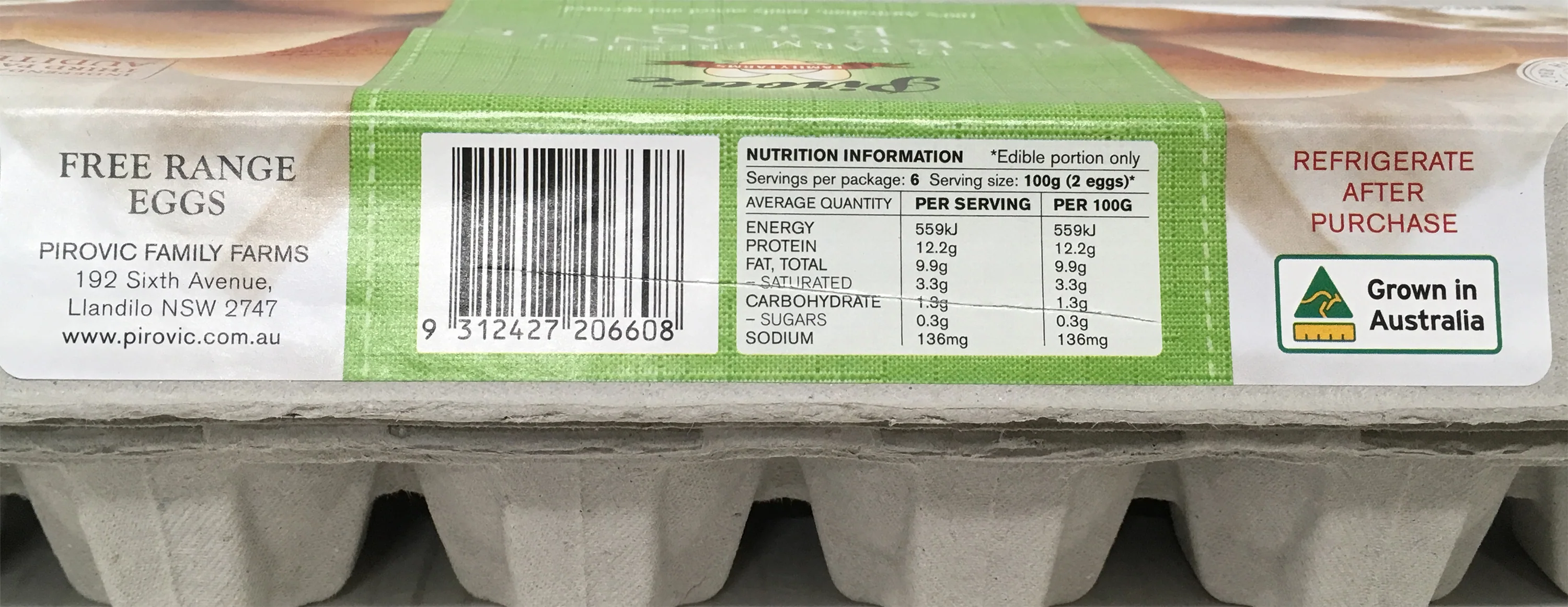 Pirovic Free Range Eggs x12 660g - Image 3