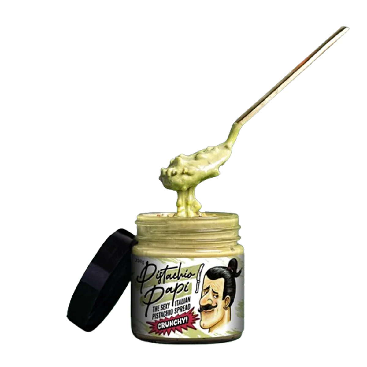 Pistachio Papi Crunchy Spread 230g - Image 2