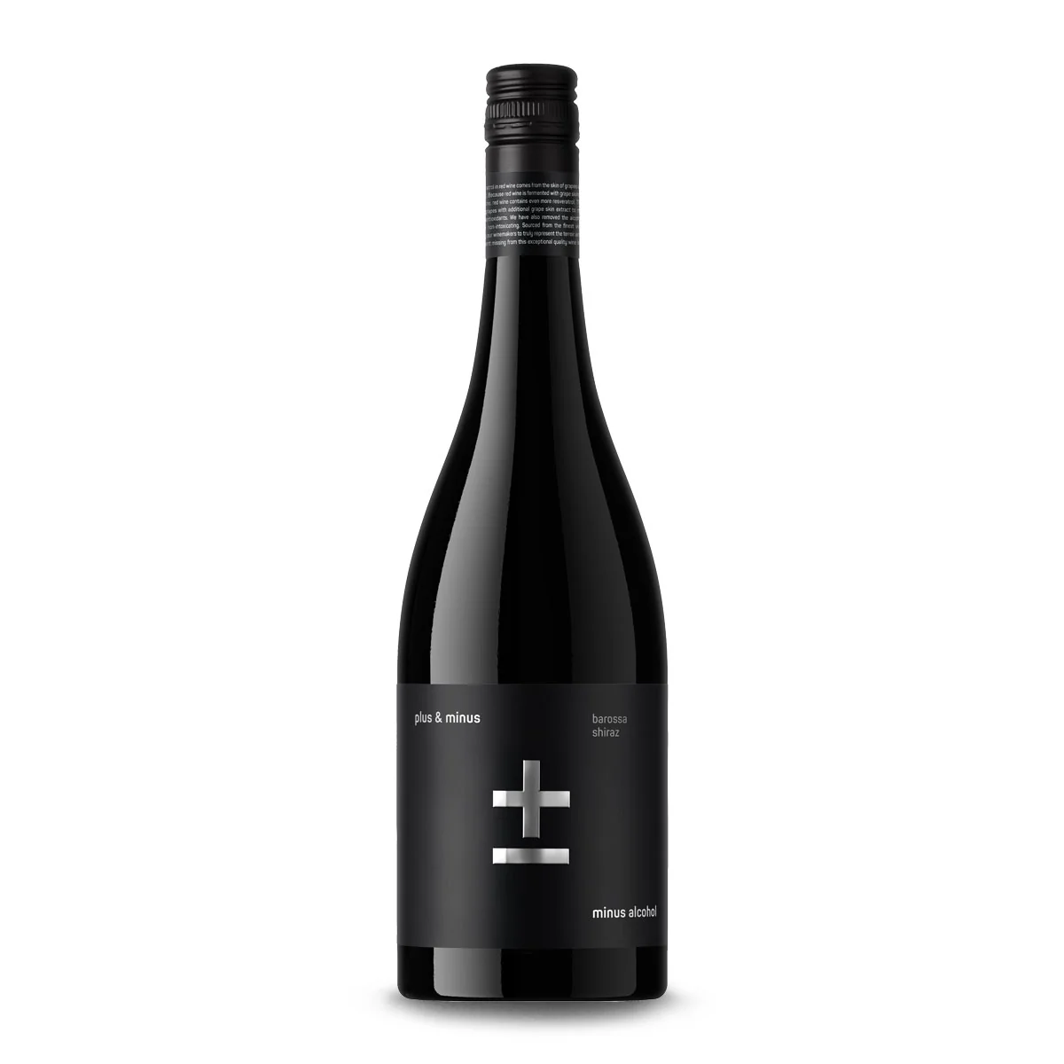 Plus and Minus Zero Alcohol Premium Barossa Shiraz 750ml