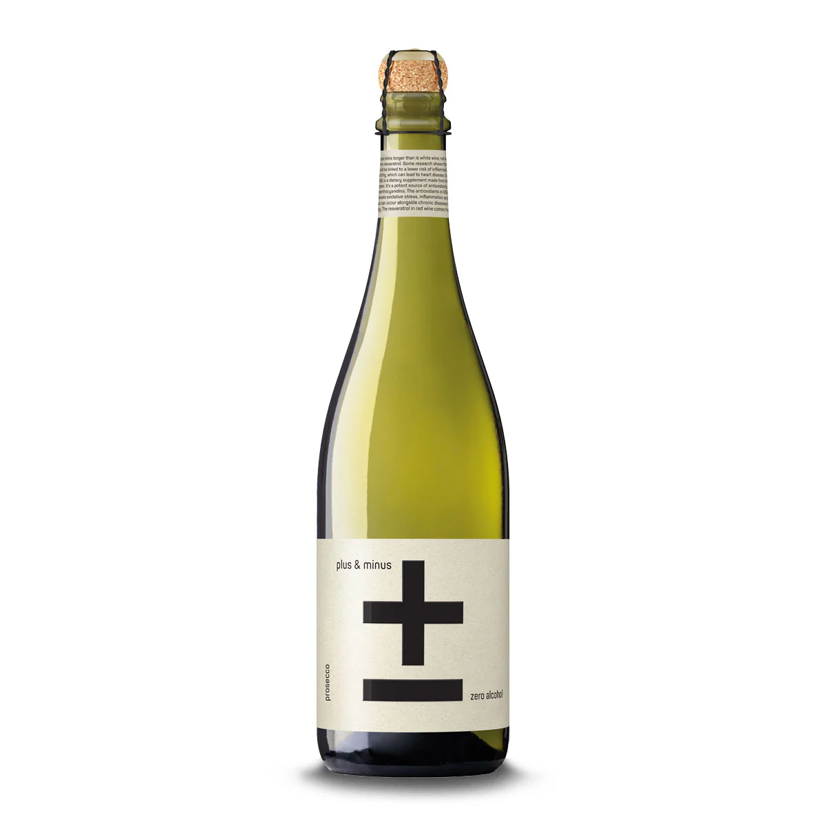 Plus and Minus Zero Alcohol Prosecco NV 750ml