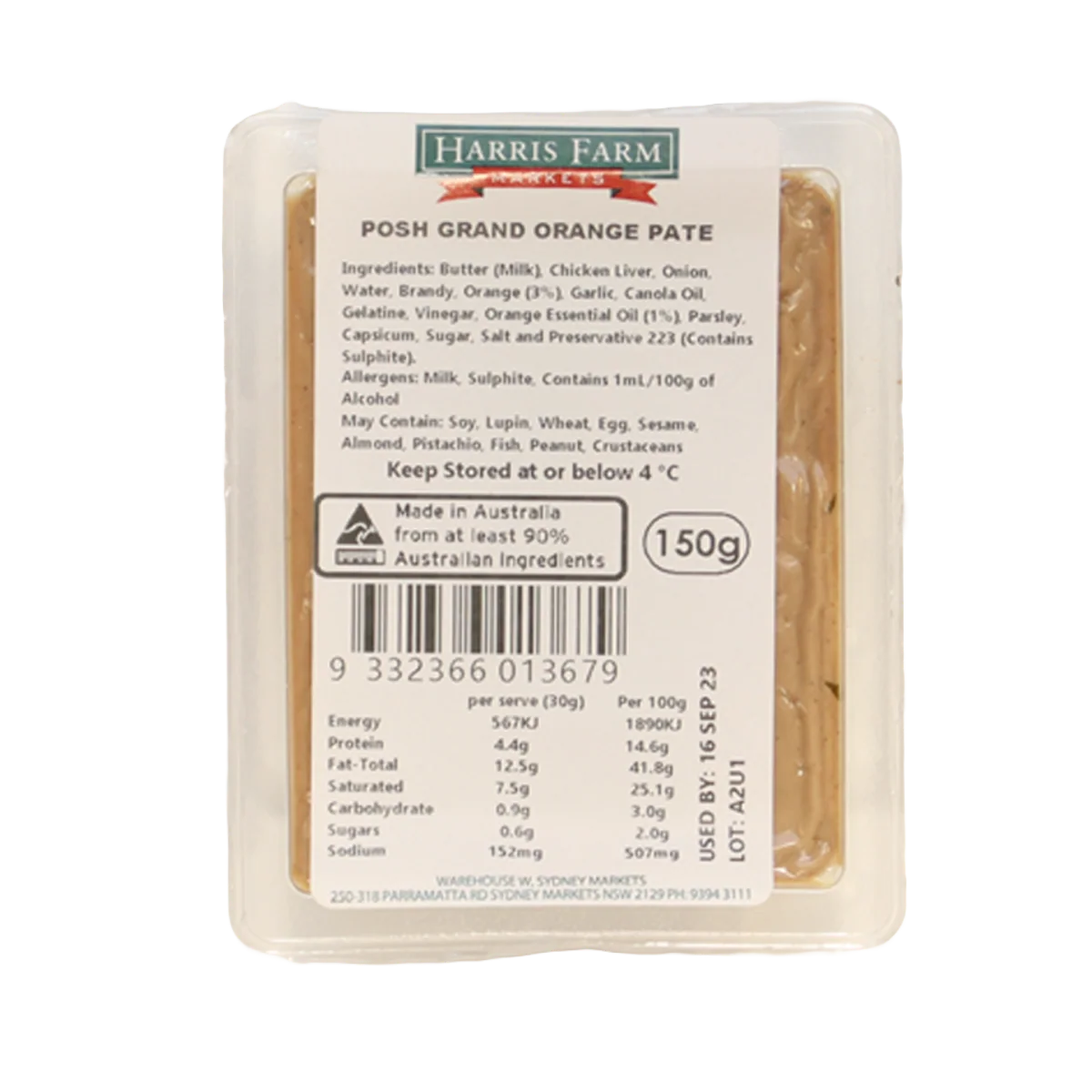 Posh Foods Grand Orange Pate 150g - Image 2