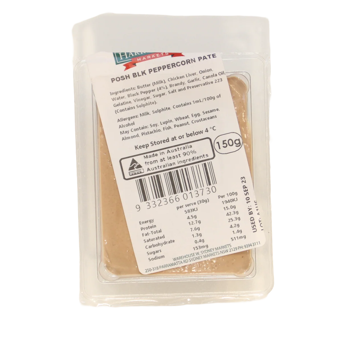 Posh Foods Peppercorn Pate 150g - Image 2