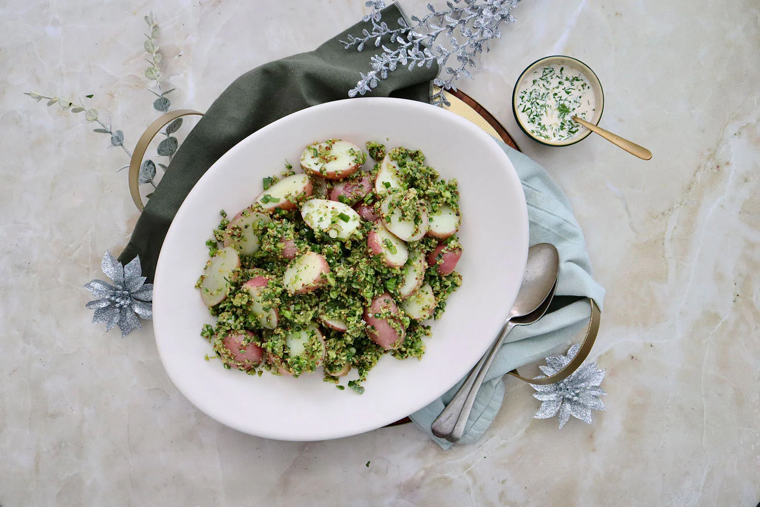 Potato and Green Sicilian Olive Salad - Image 2