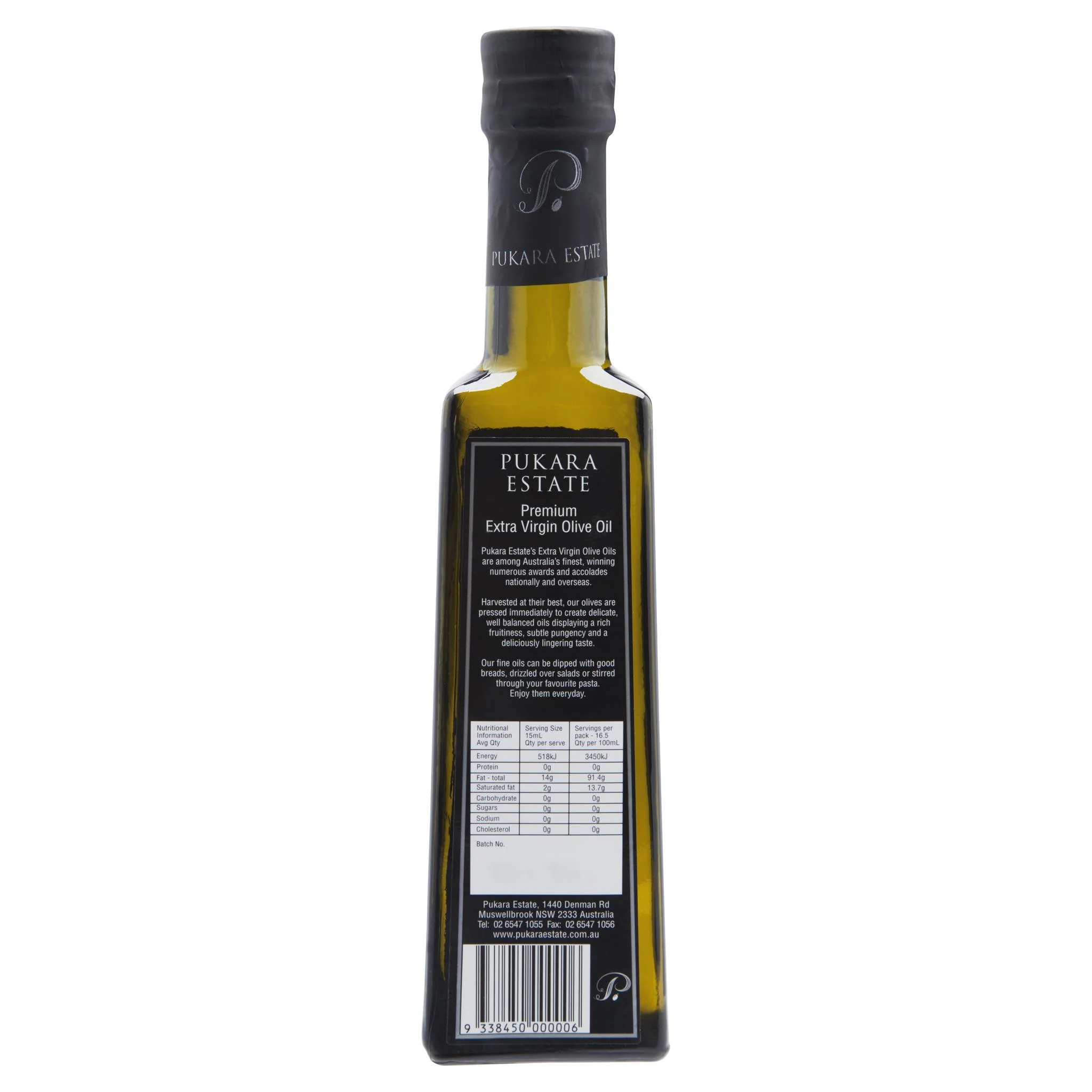 Pukara Premium Australian Extra Virgin Olive Oil 250ml - Image 2