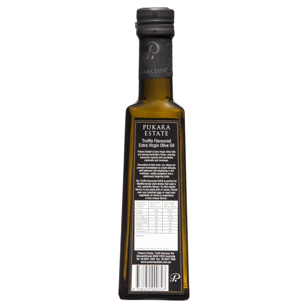 Pukara Truffle Australian Extra Virgin Olive Oil 250ml - Image 2