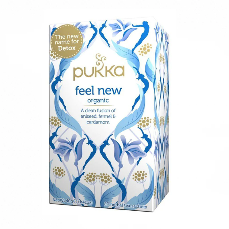 Pukka Tea Feel New Organic Sachets x20 40g