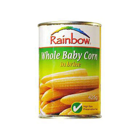 Rainbow Whole Baby Corn 425g