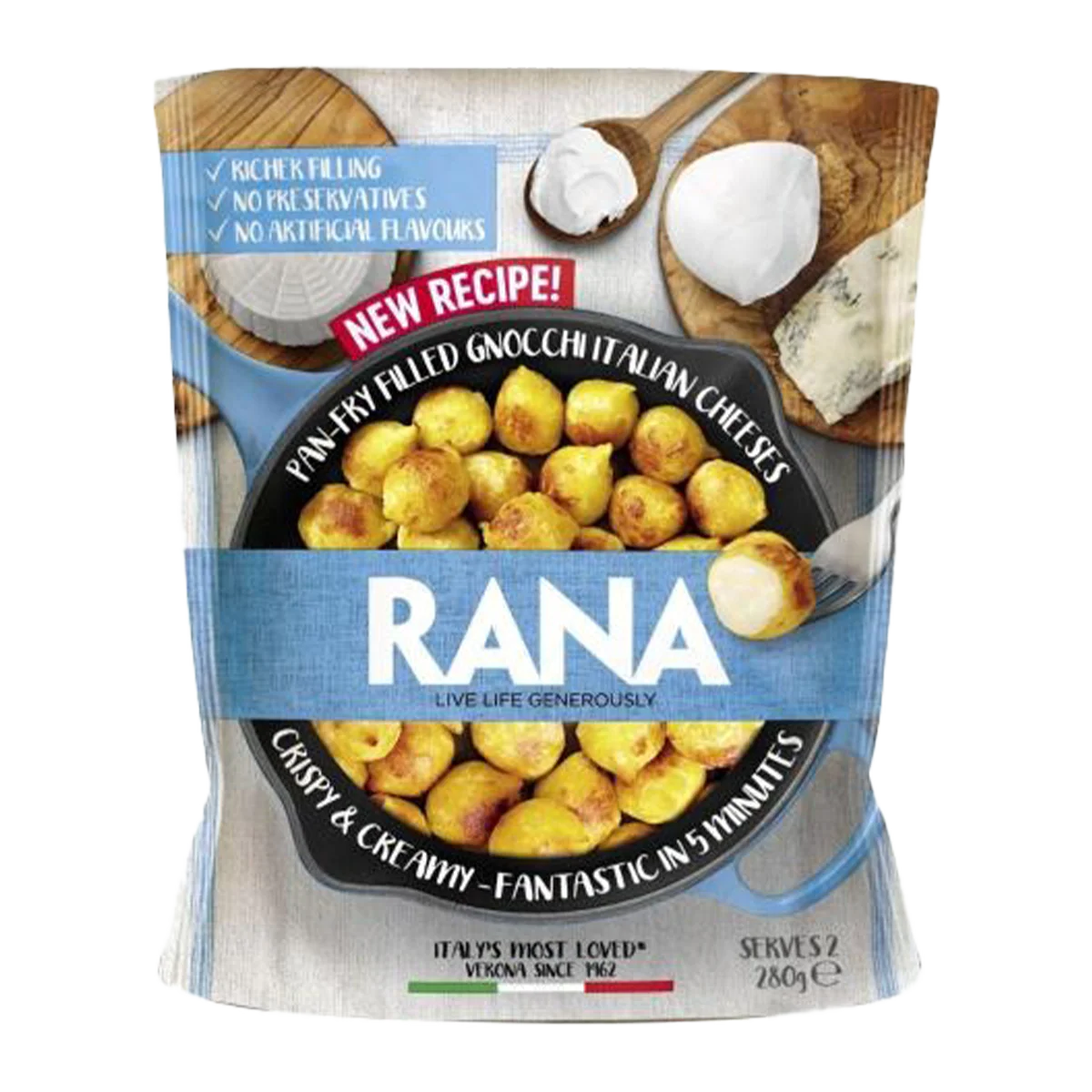 Rana Pan Fry Gnocchi Cheese 280g