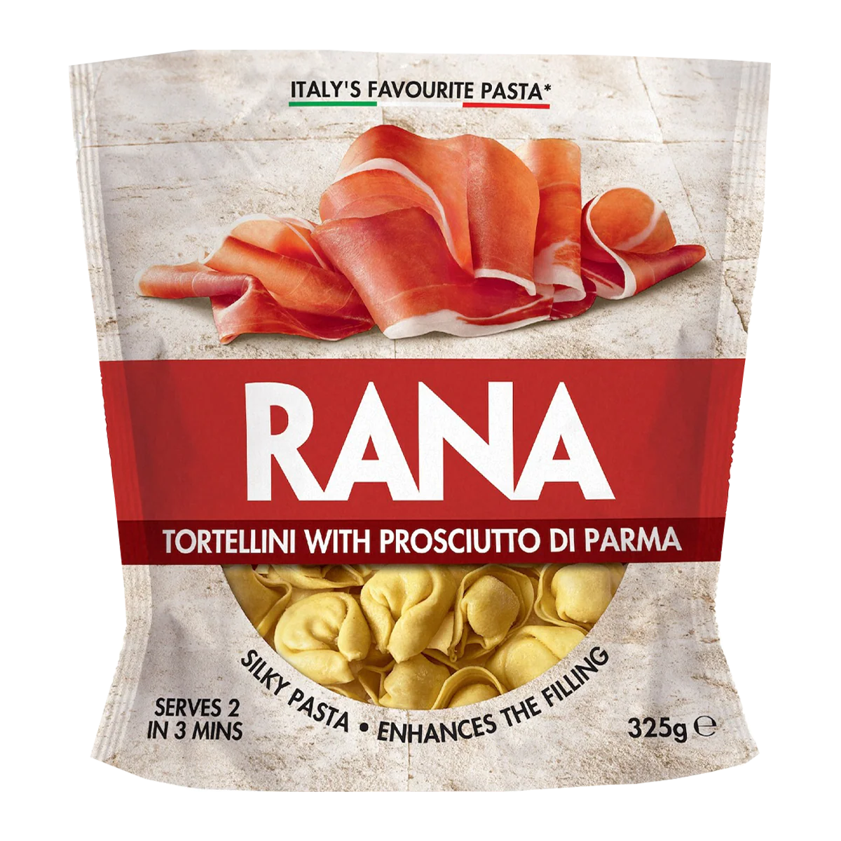 Rana Tortellini with Prosciutto Di Parma Ravioli 325g