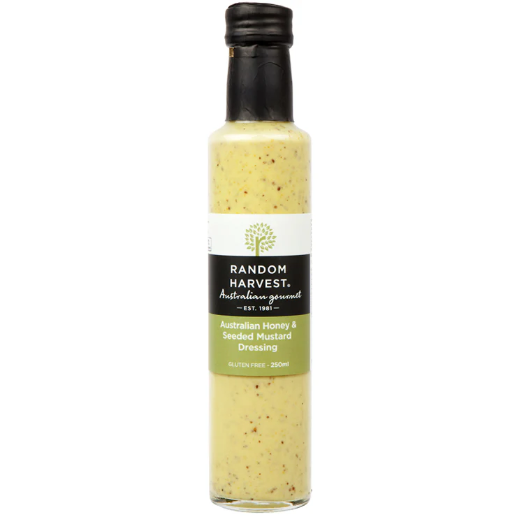Random Harvest Australian Honey and Seeded Mustard Dressing 250ml