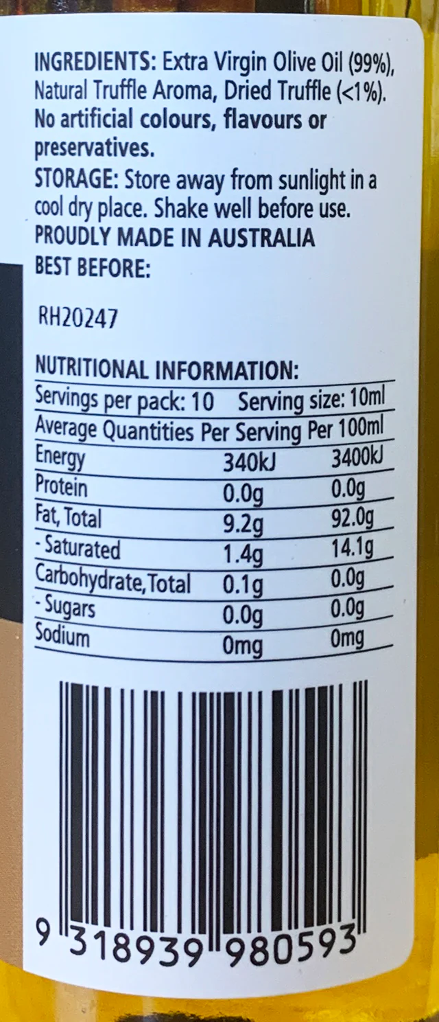 Random Harvest Australian Truffle Oil 100ml - Image 2