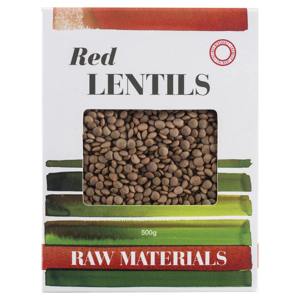 Raw Materials Red Lentils 500g