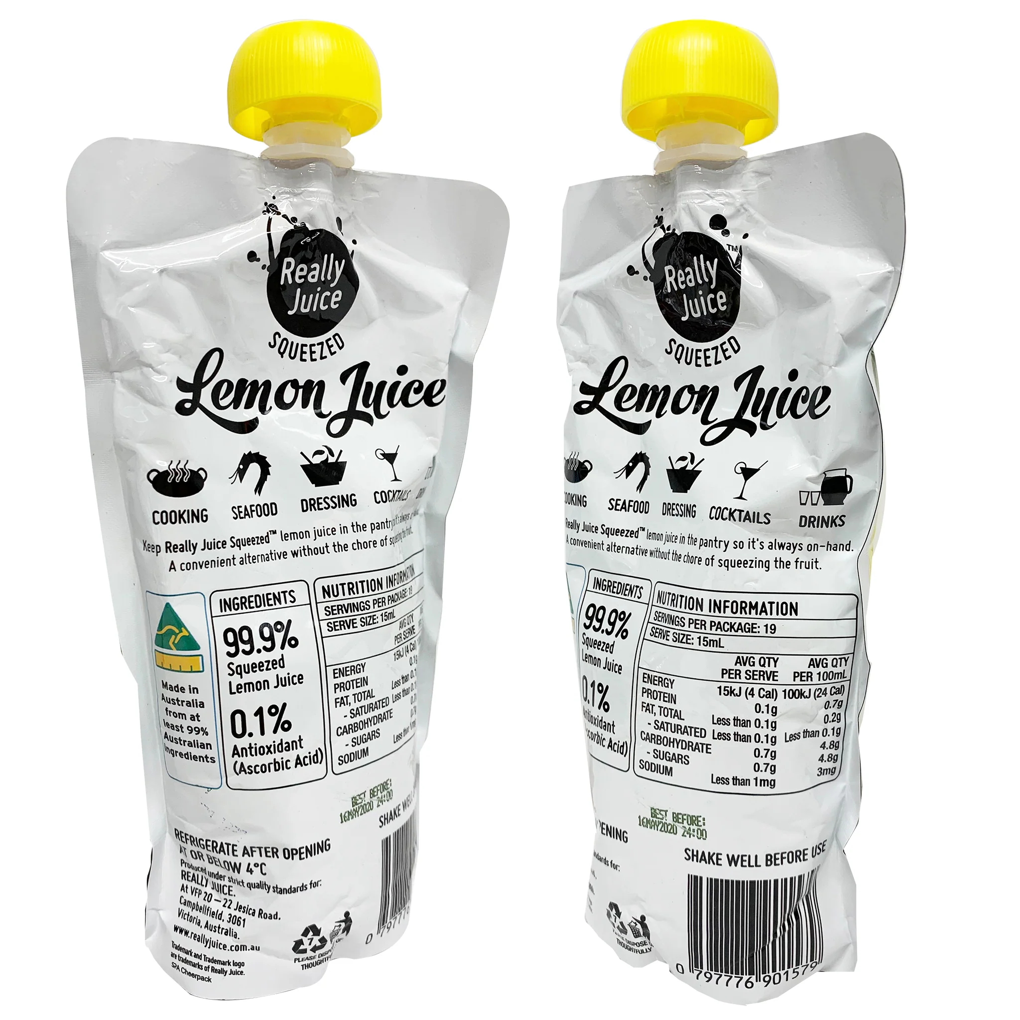 Really Juice Squeezed Lemon Juice 285ml - Image 2