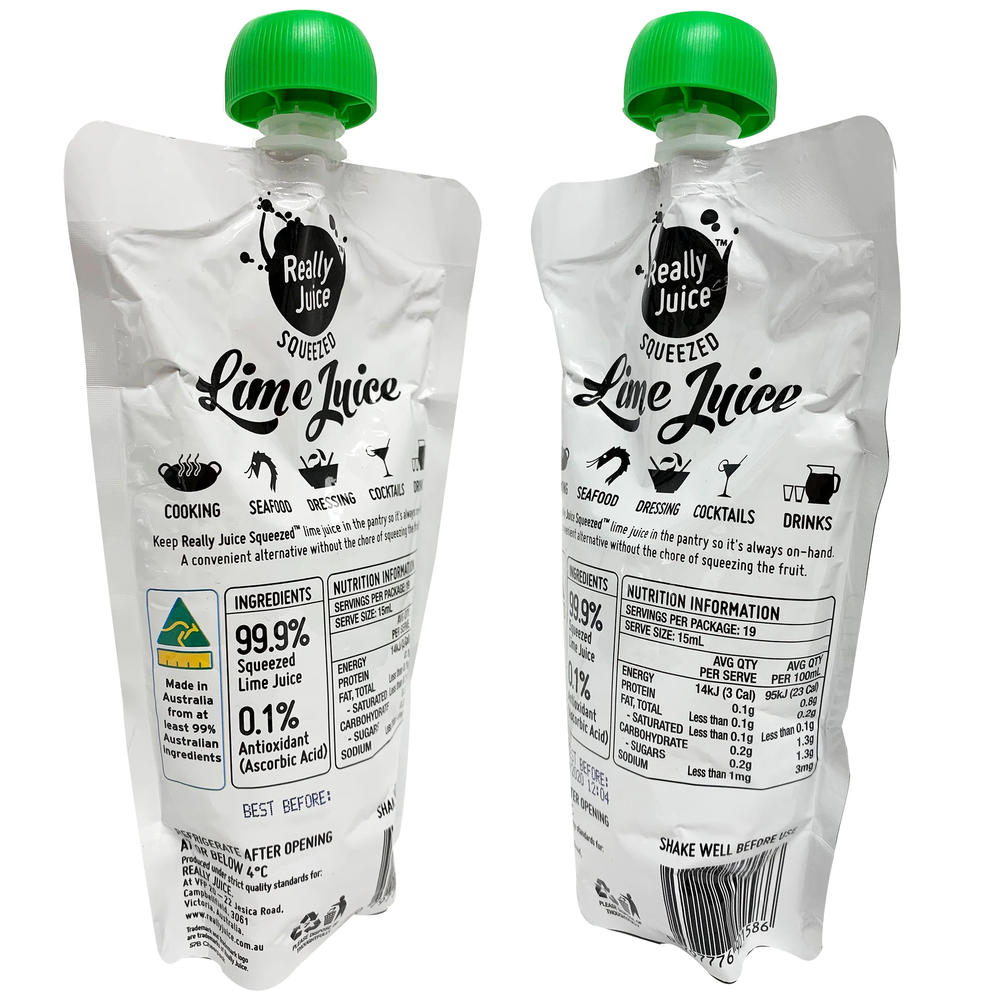 Really Juice Squeezed Lime Juice 285ml - Image 2