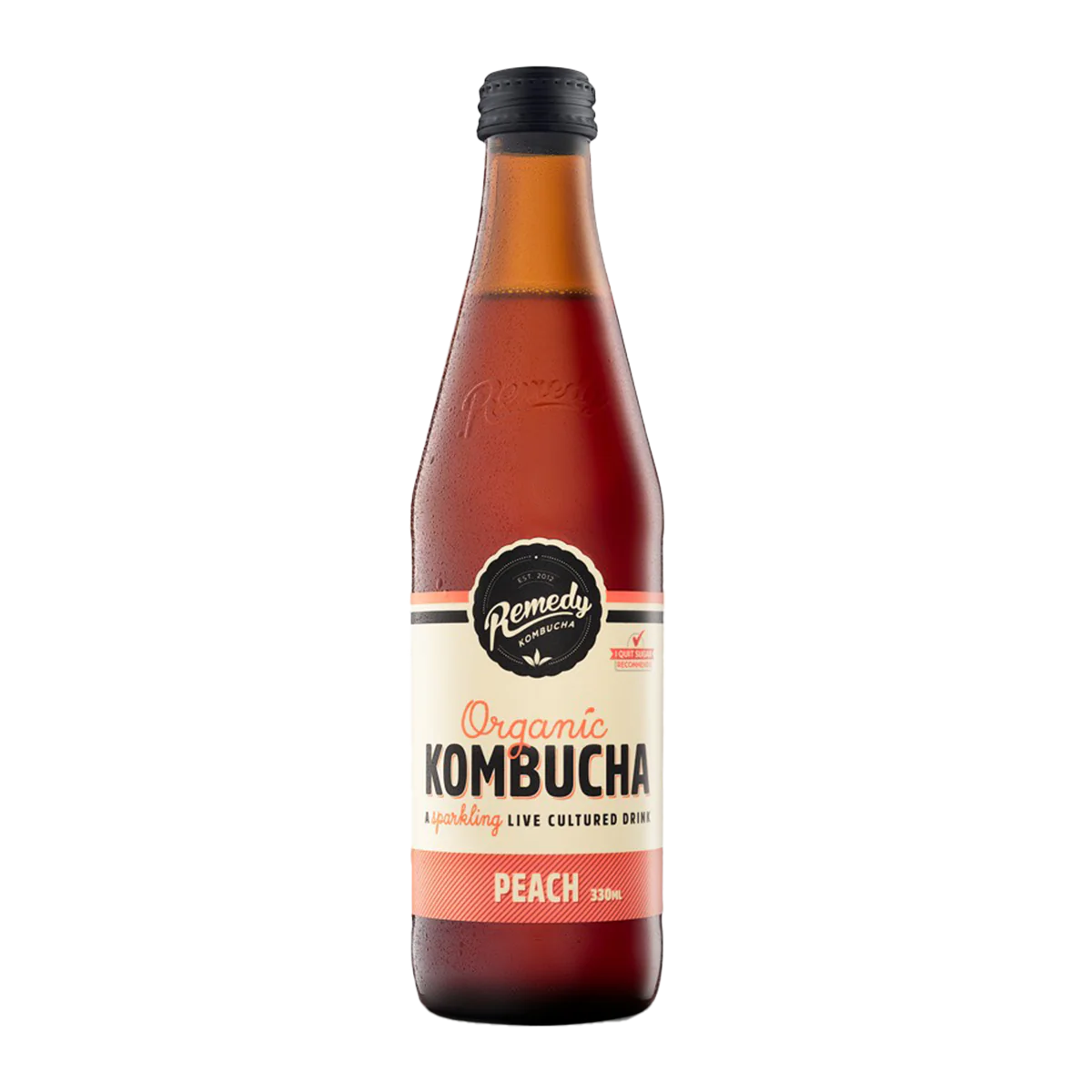 Remedy Drinks Organic Kombucha Peach 330ml