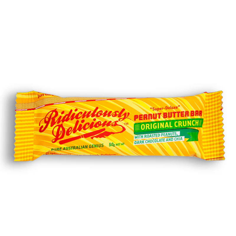 Ridiculously Delicious Peanut Butter Bar Original Crunch 50g