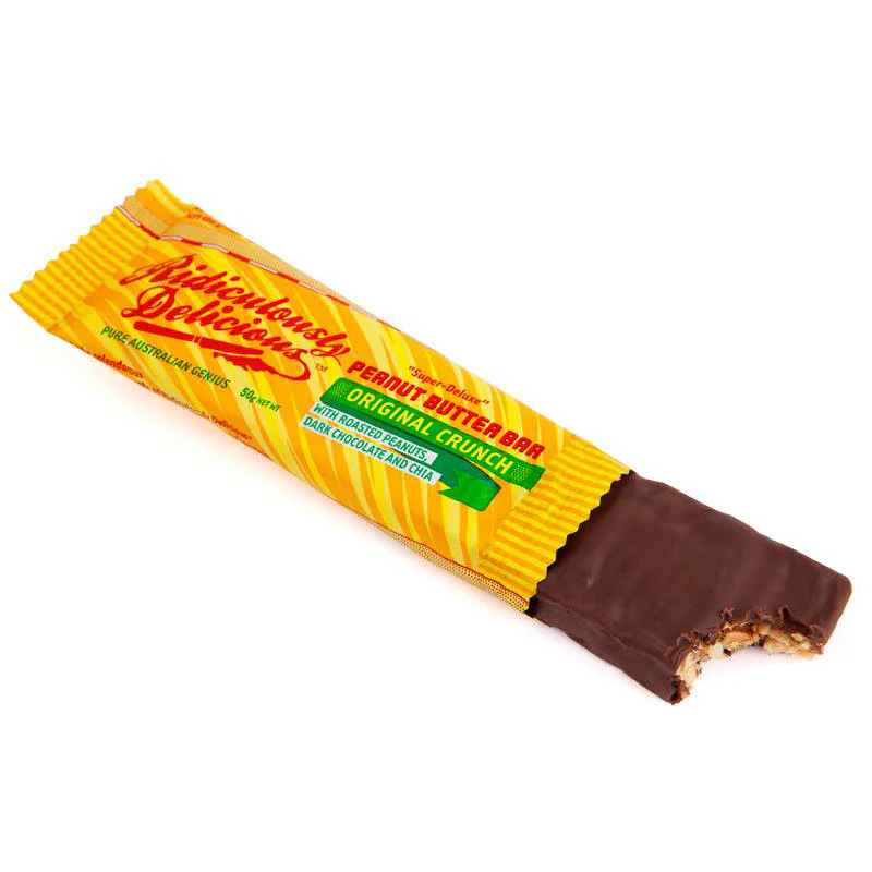 Ridiculously Delicious Peanut Butter Bar Original Crunch 50g - Image 2