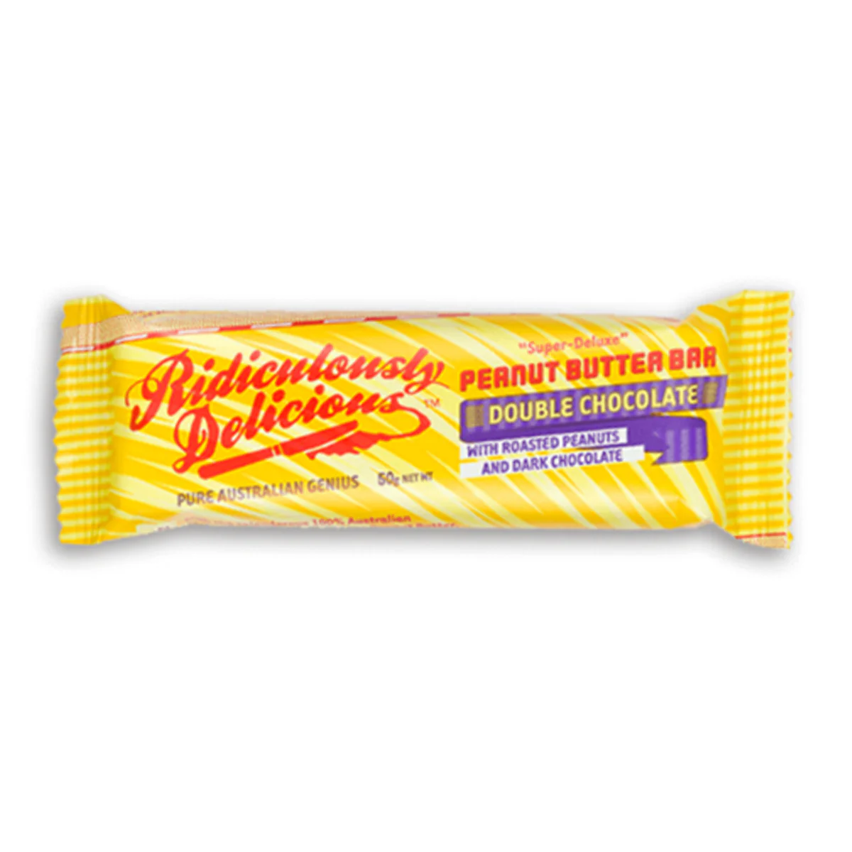 Ridiculously Delicious Peanut Butter Double Chocolate Bar 50g