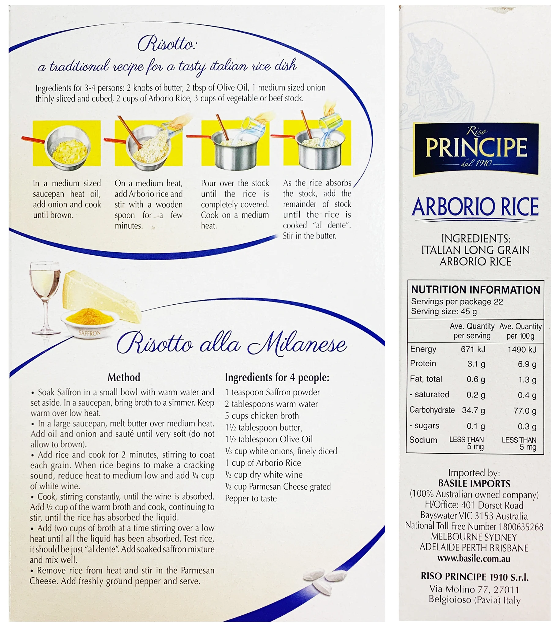 Riso Arborio Rice 1kg - Image 2