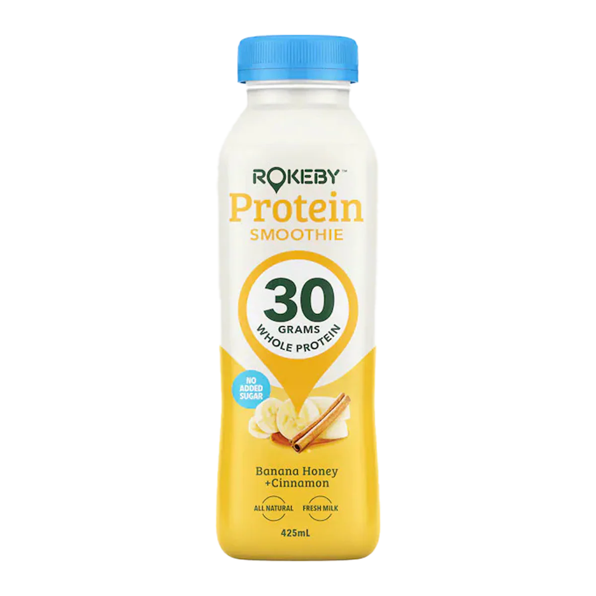 Rokeby Protein Smoothie Banana, Honey & Cinnamon 425ml