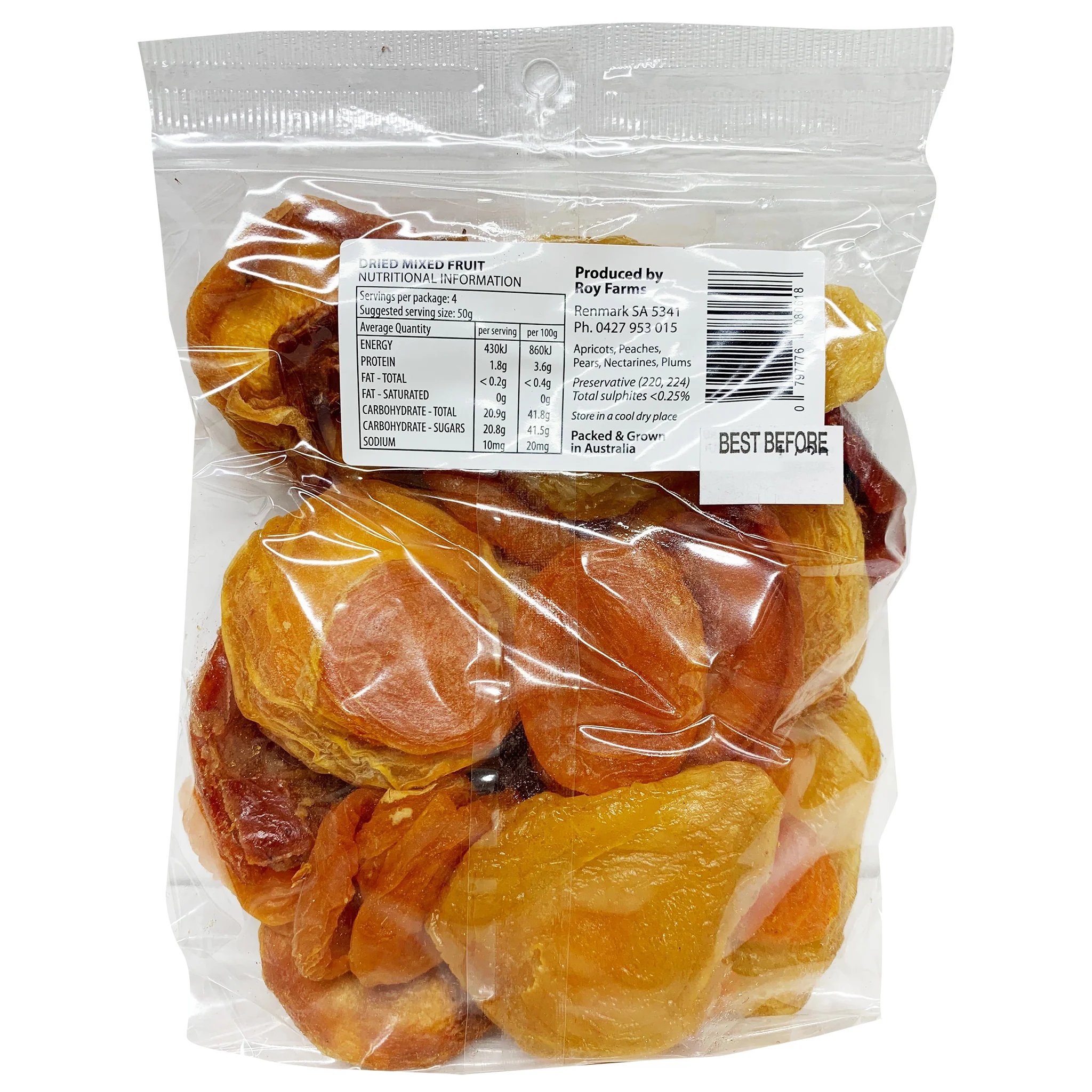 Roy Farms Dried Mixed Fruit 175g - Image 2