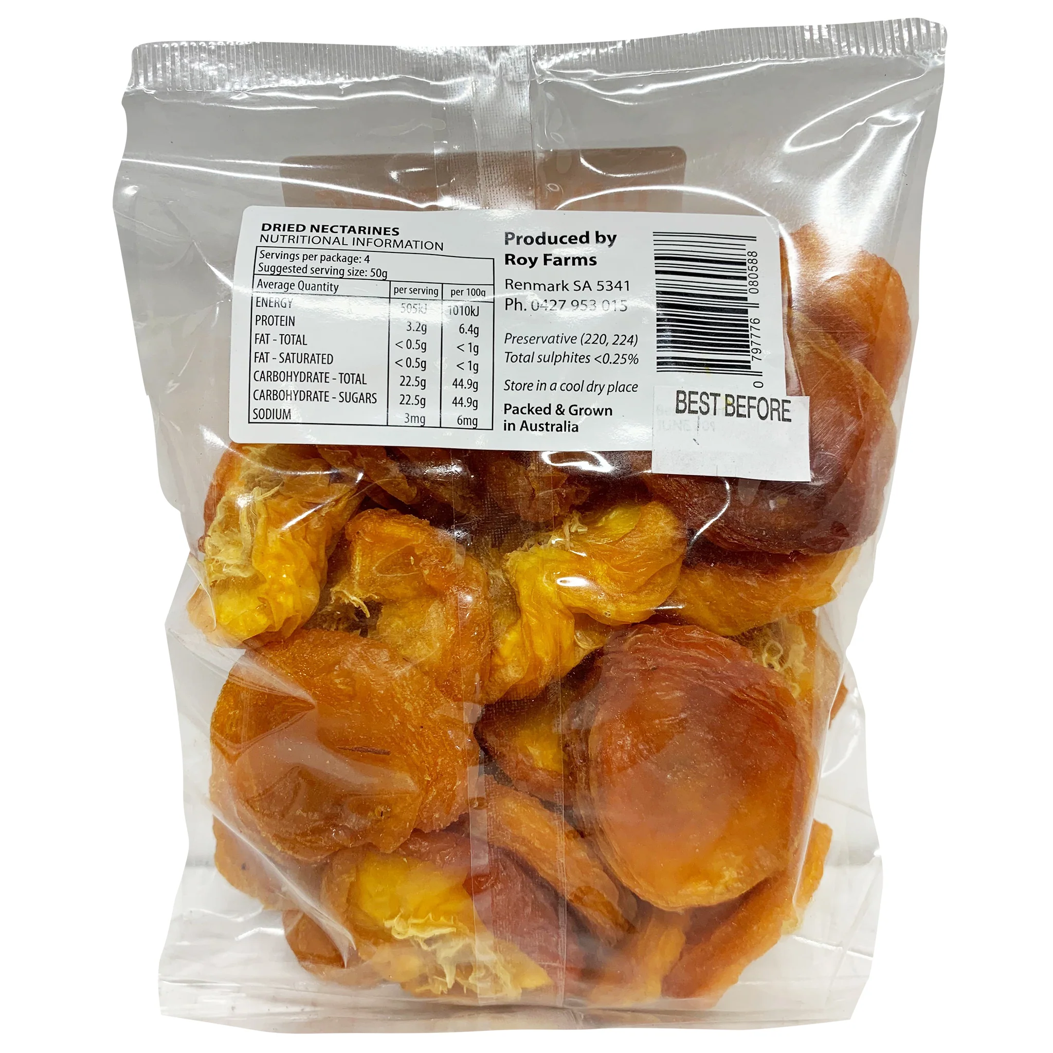 Roy Farms Dried Nectarines 175g - Image 2
