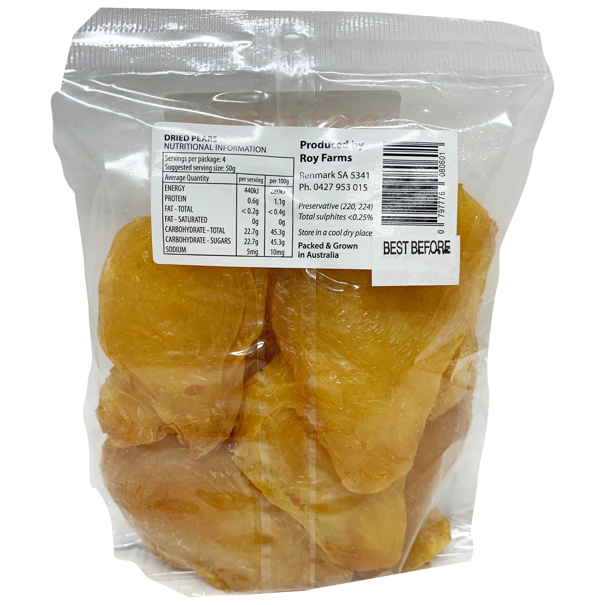 Roy Farms Dried Pears 175g - Image 2