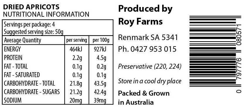 Roy Farms Dried Pears 175g - Image 3