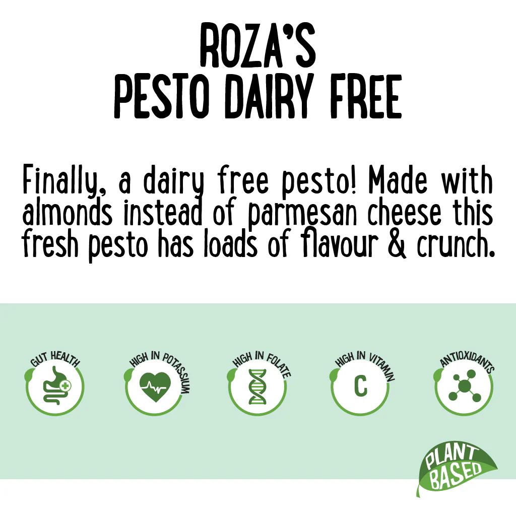 Roza's Gourmet Pesto Dairy Free 240ml - Image 2