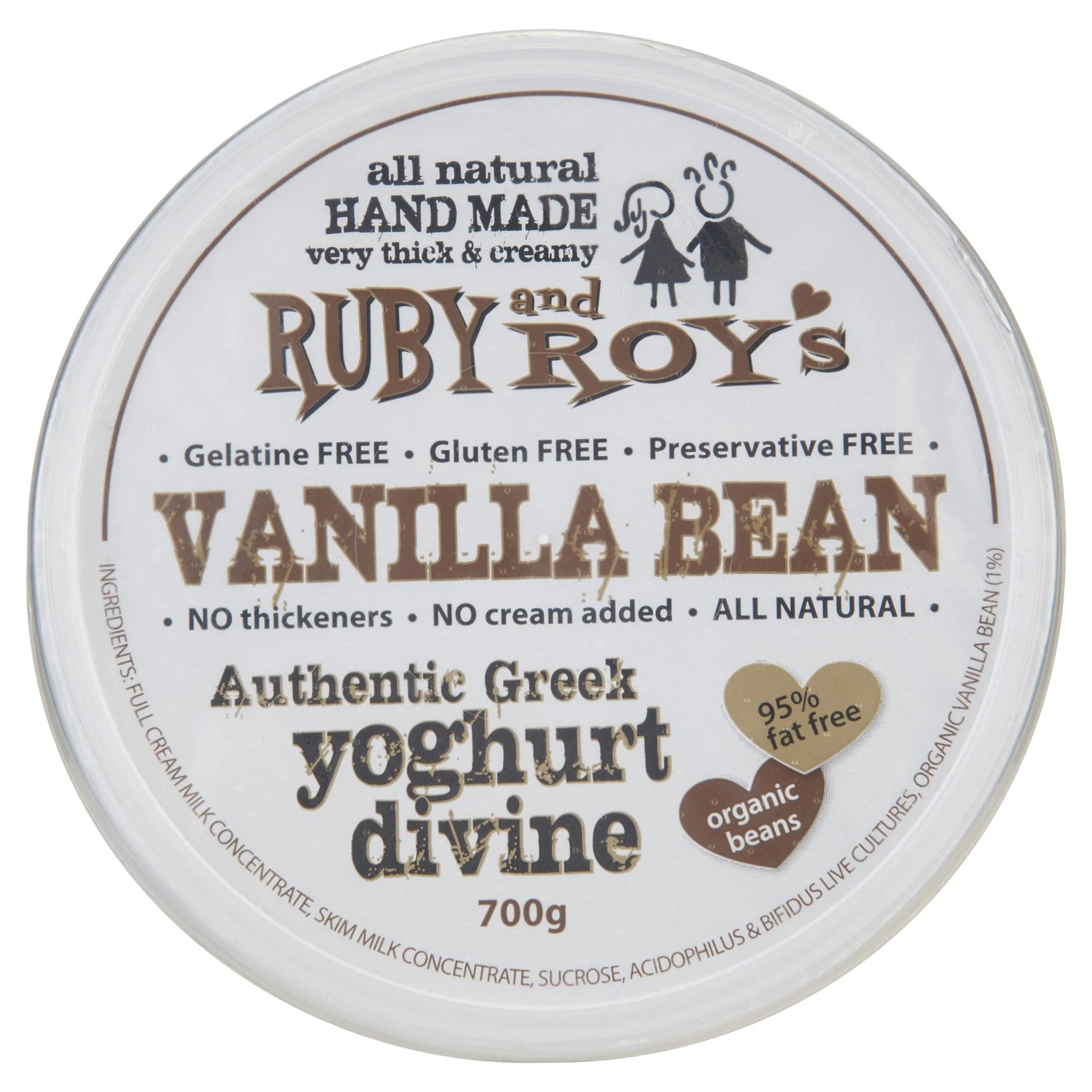 Ruby And Roys Vanilla Bean Authentic Greek Yoghurt Divine 700g - Image 3