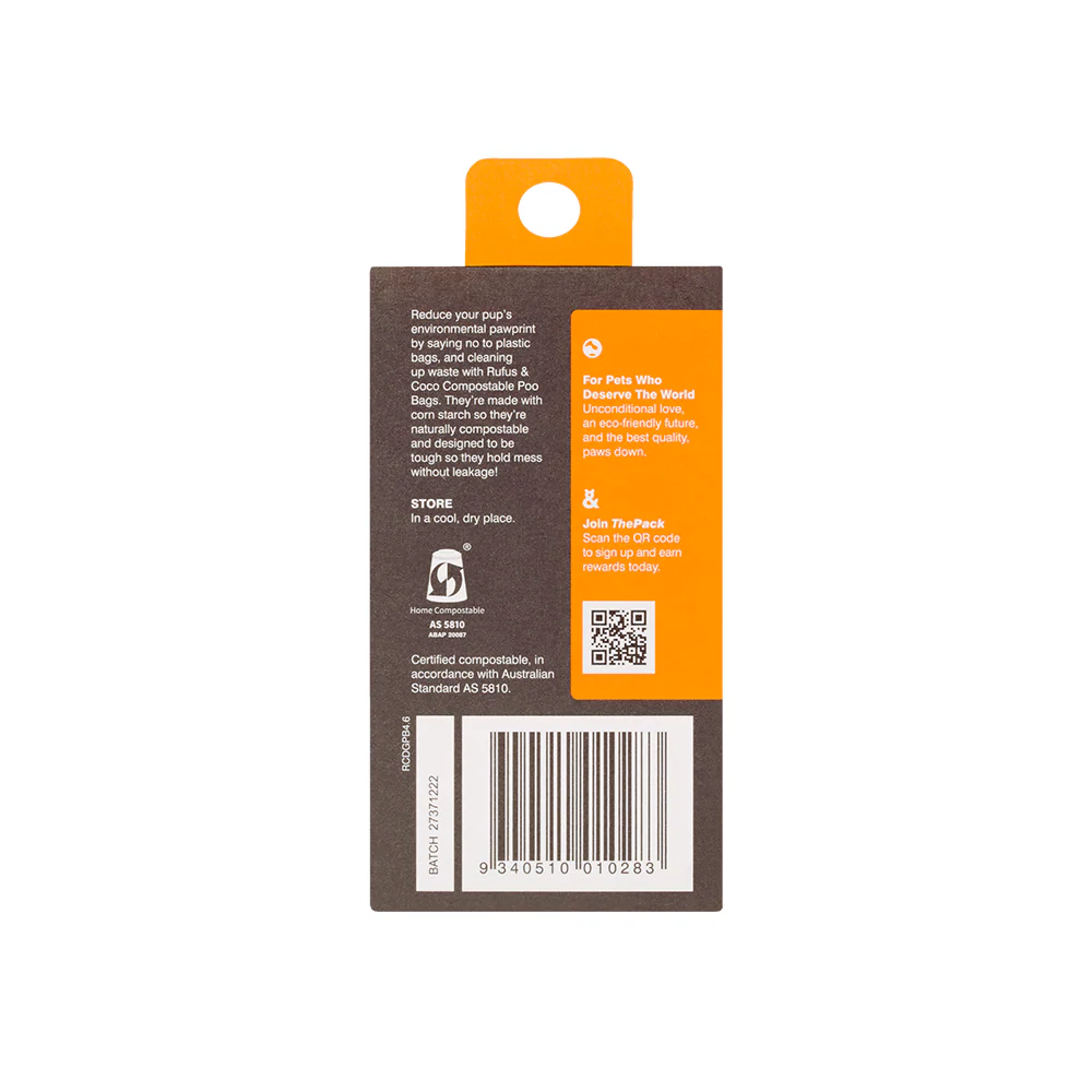Rufus and Coco Biodegradable Poo Bags x40 - Image 4