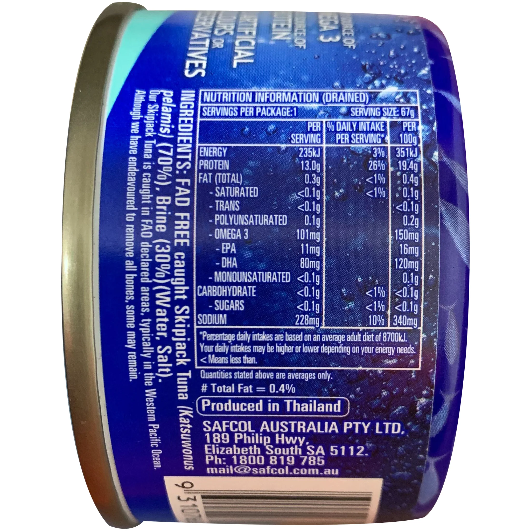Safcol Tuna In Brine 95g - Image 2