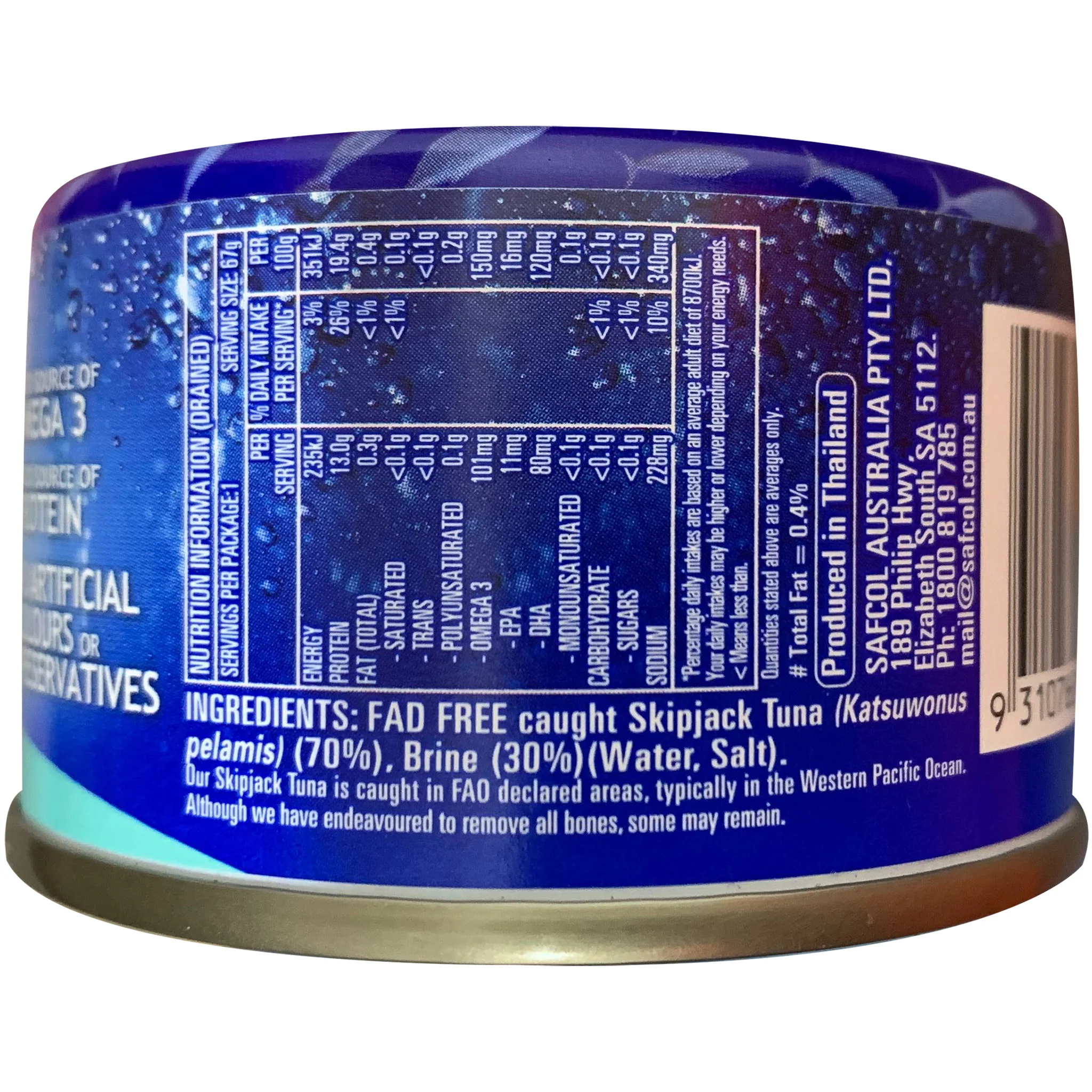 Safcol Tuna In Brine 95g - Image 3