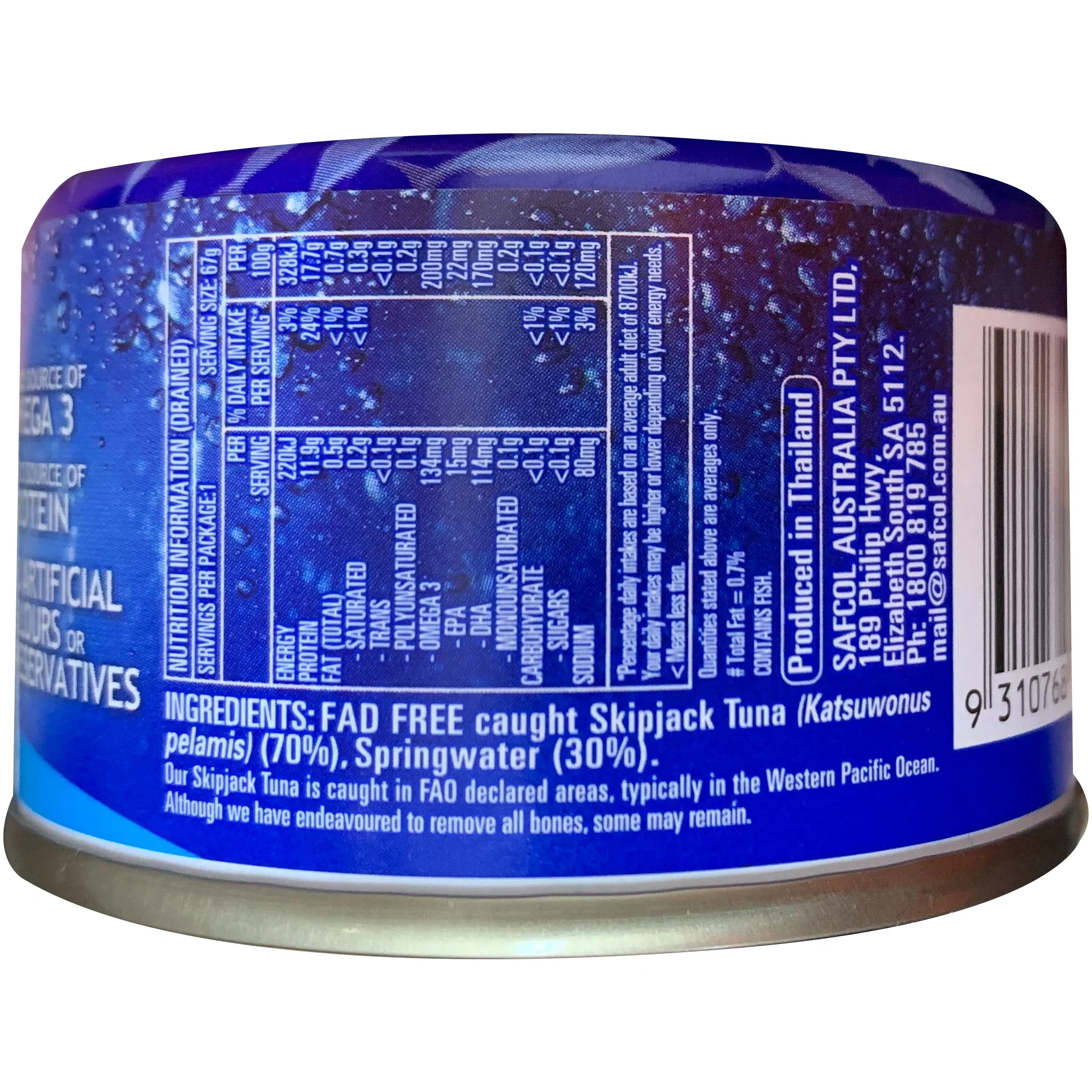 Safcol Tuna In Springwater 95g - Image 3