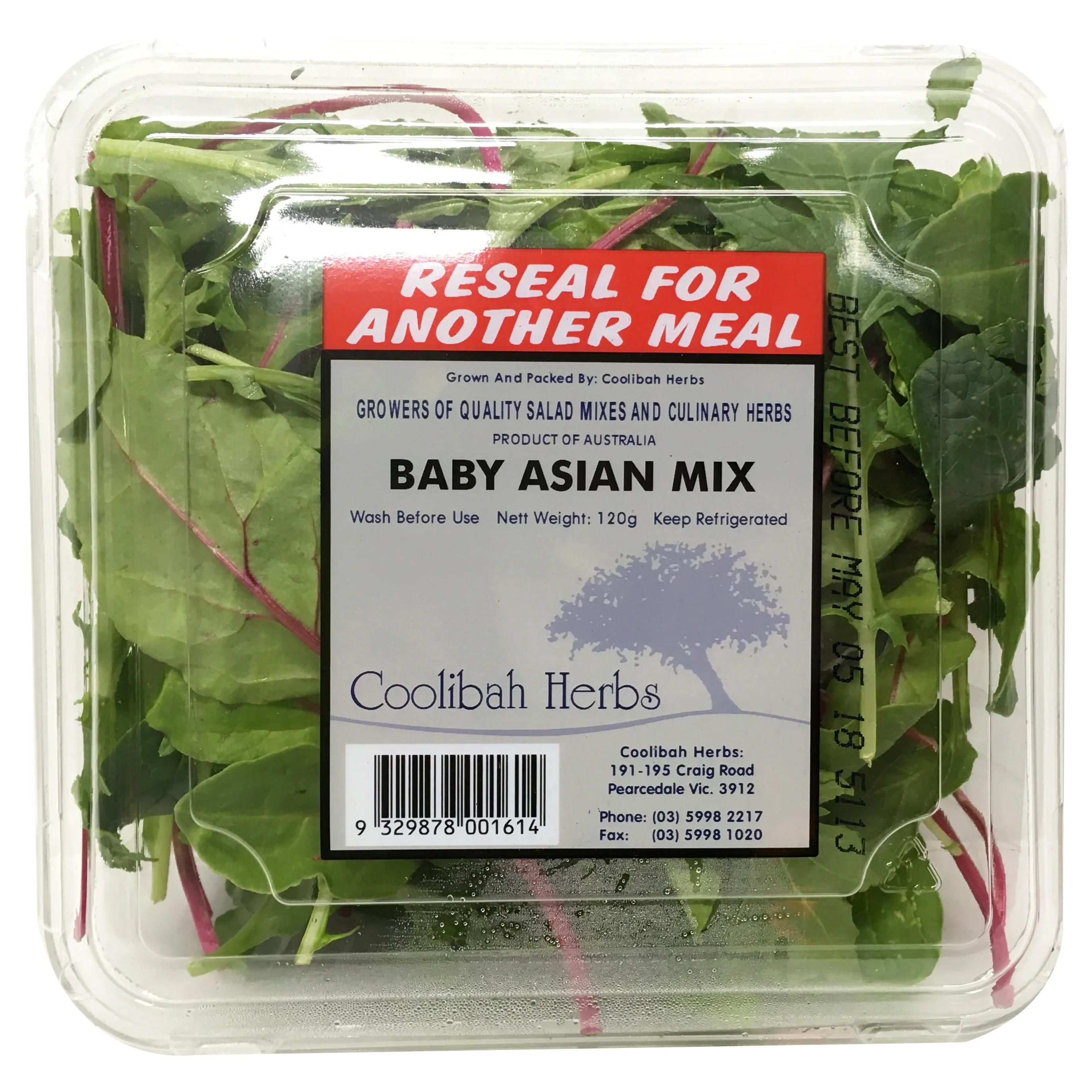Coolibah Baby Asian Salad Mix 120g