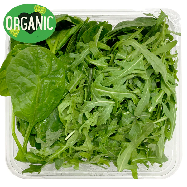 Spinach Baby and Wild Roquette Organic 120g - Image 2