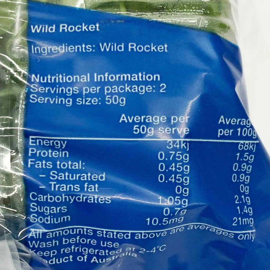 Salad Roquette Wild 100g - Image 2