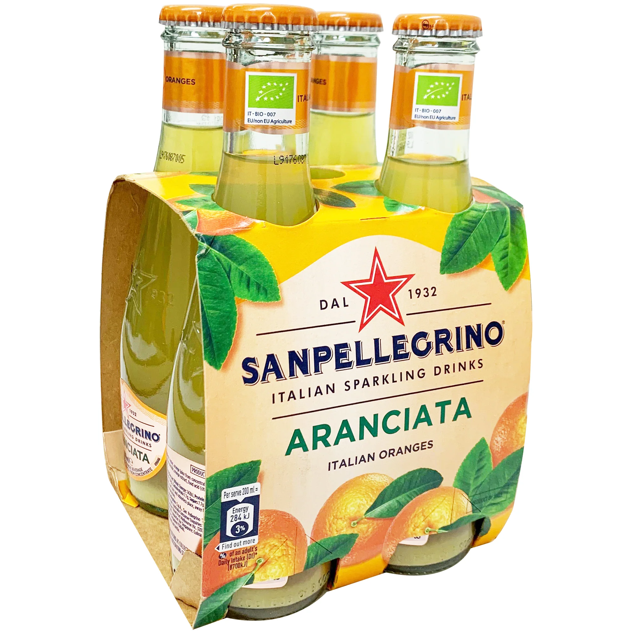 San Pellegrino Aranciata 4 x 200ml - Image 2