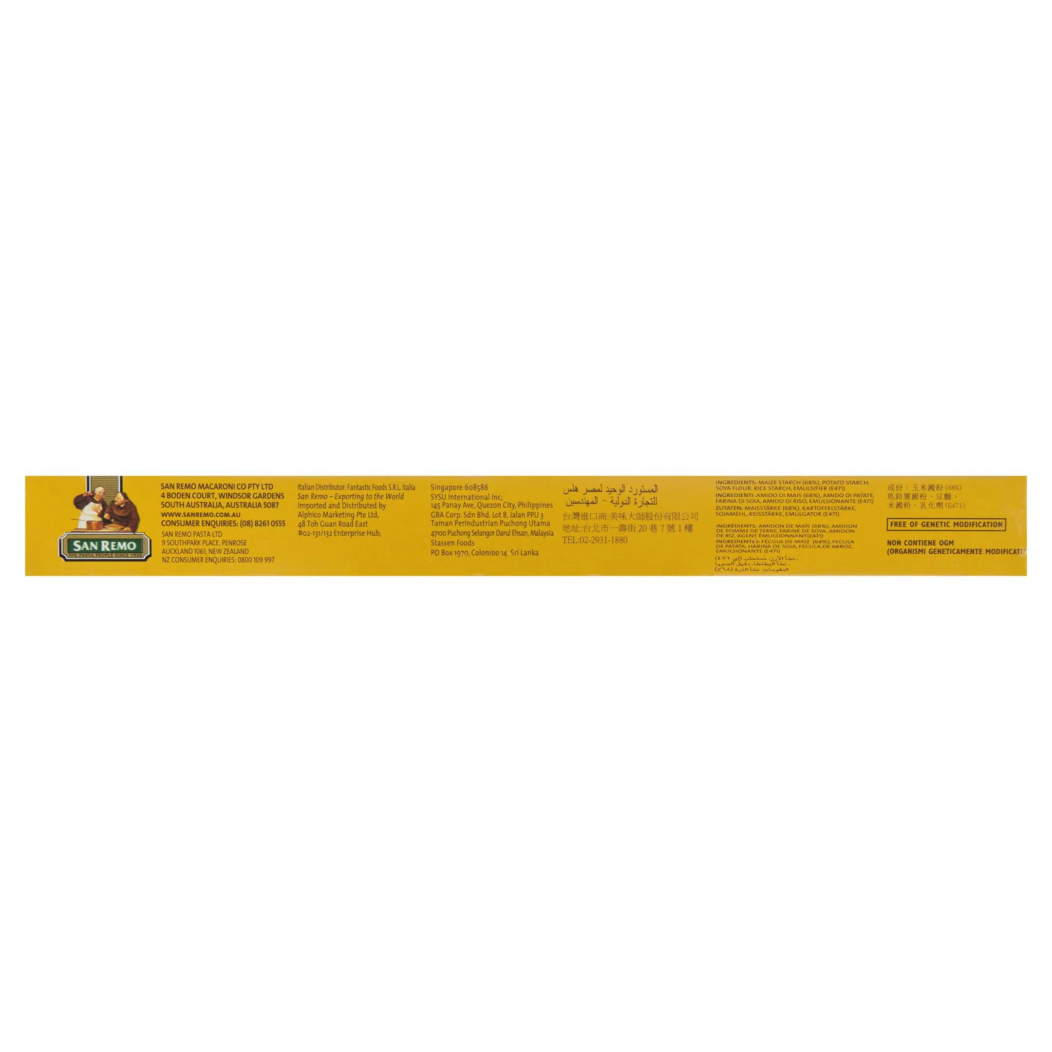 San Remo Gluten Free Pasta Spaghetti 350g - Image 3