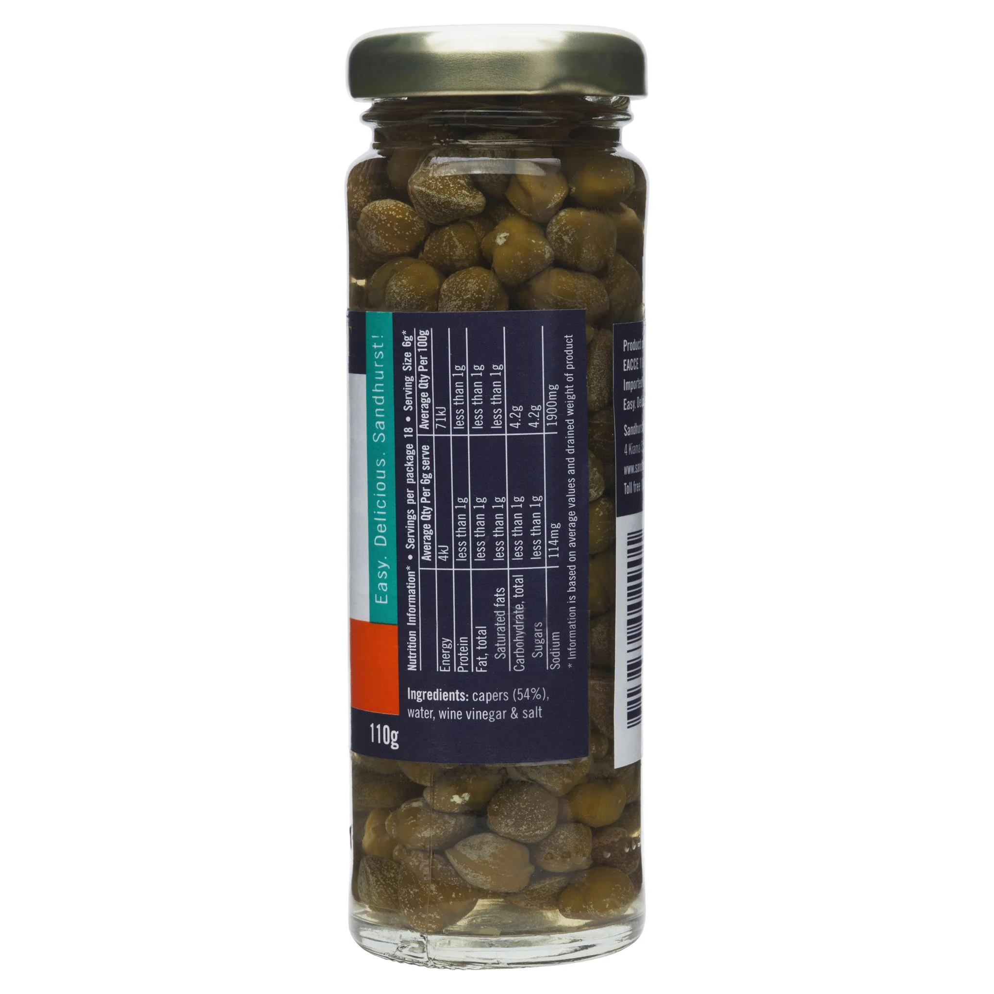 Sandhurst Capers In Vinegar 110g - Image 2