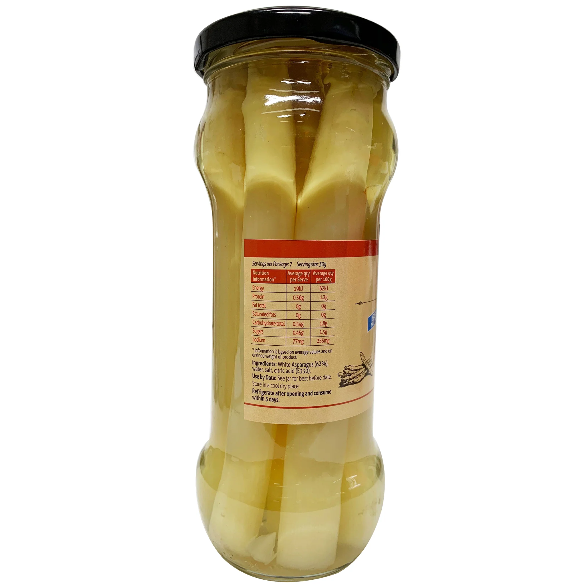 Sandhurst White Asparagus 330g - Image 2