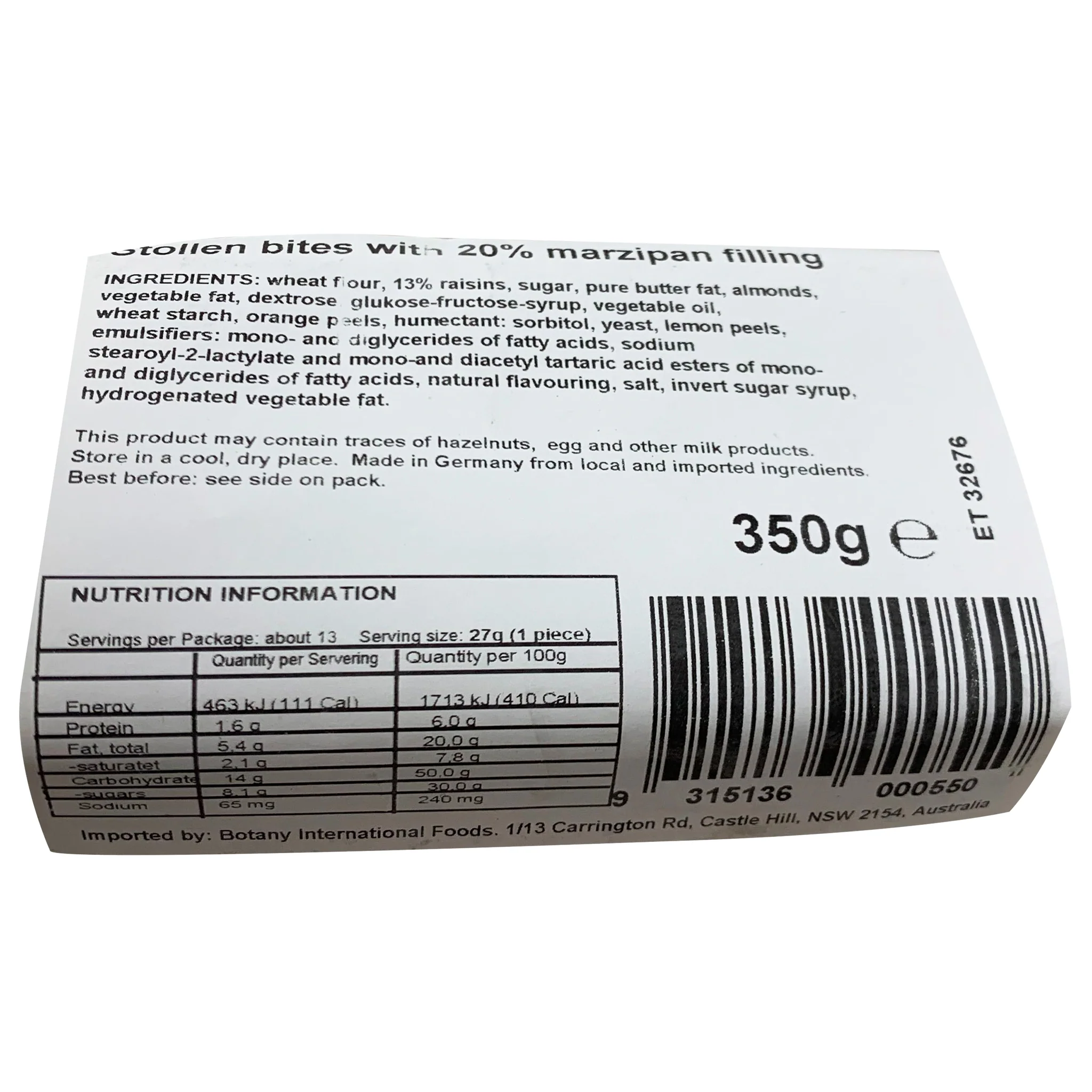 KuchenMeister - Stollen Bites (350g) - Image 2