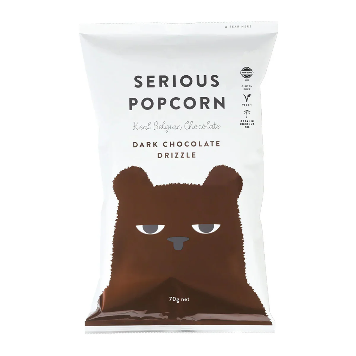 Serious Popcorn Dark Chocolate Drizzle 70g
