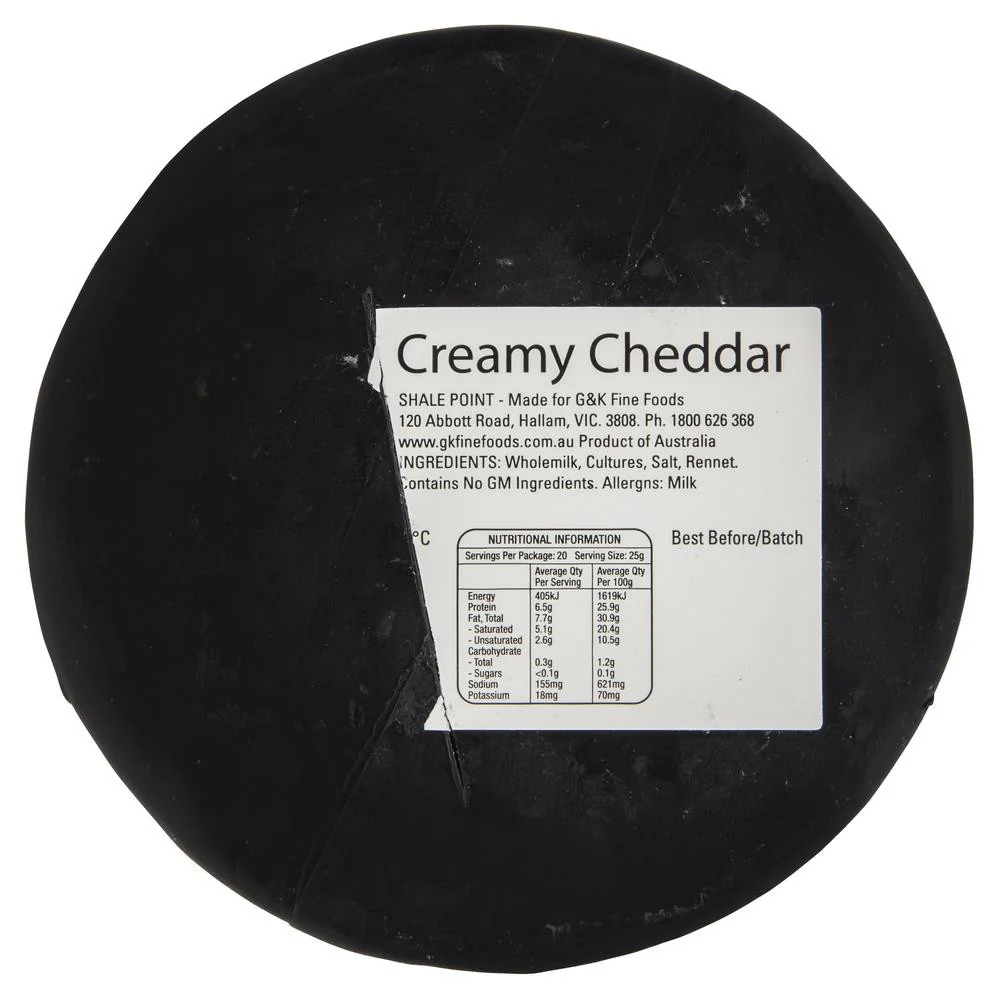 Shale Point Australian Creamy Cheddar Cheese 500g - Image 2