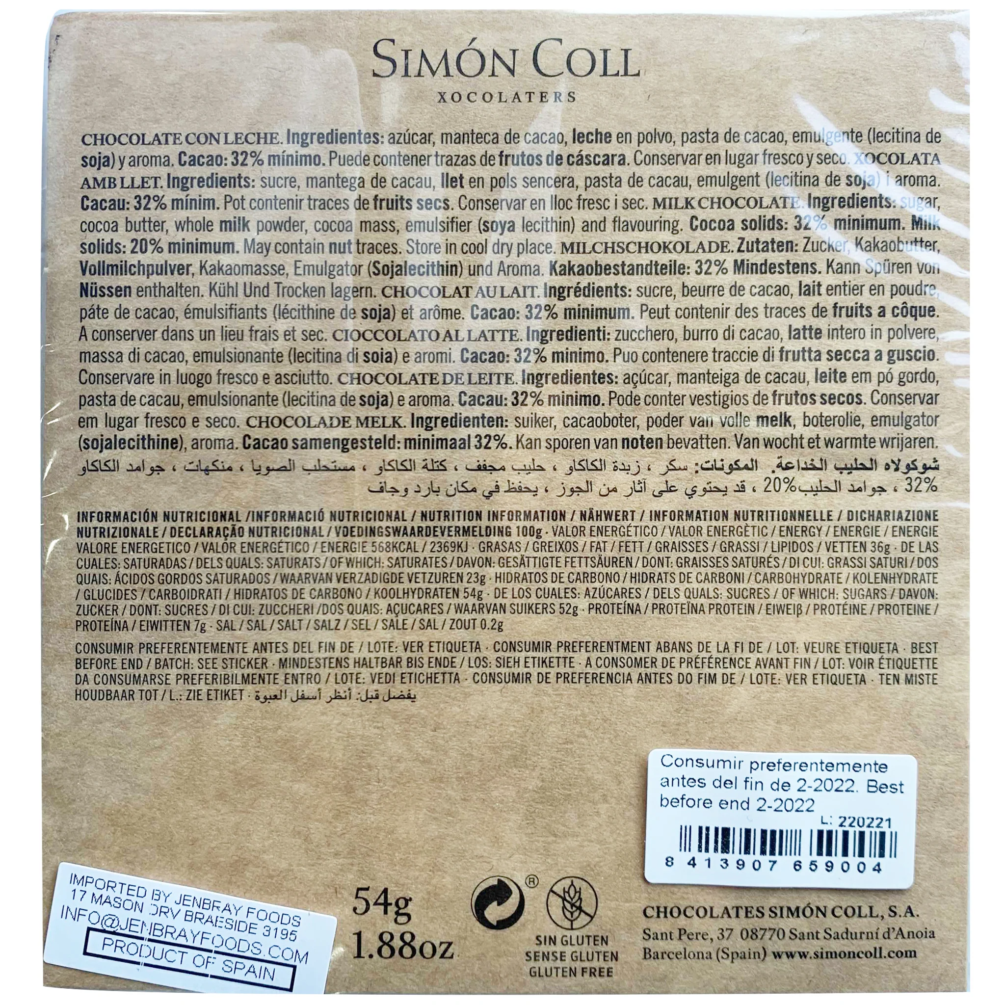 Simon Coll Mini Easter Bars x3 54g - Image 2