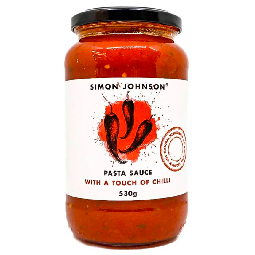 Simon Johnson Pasta Sauce With A Touch Of Chilli 530g