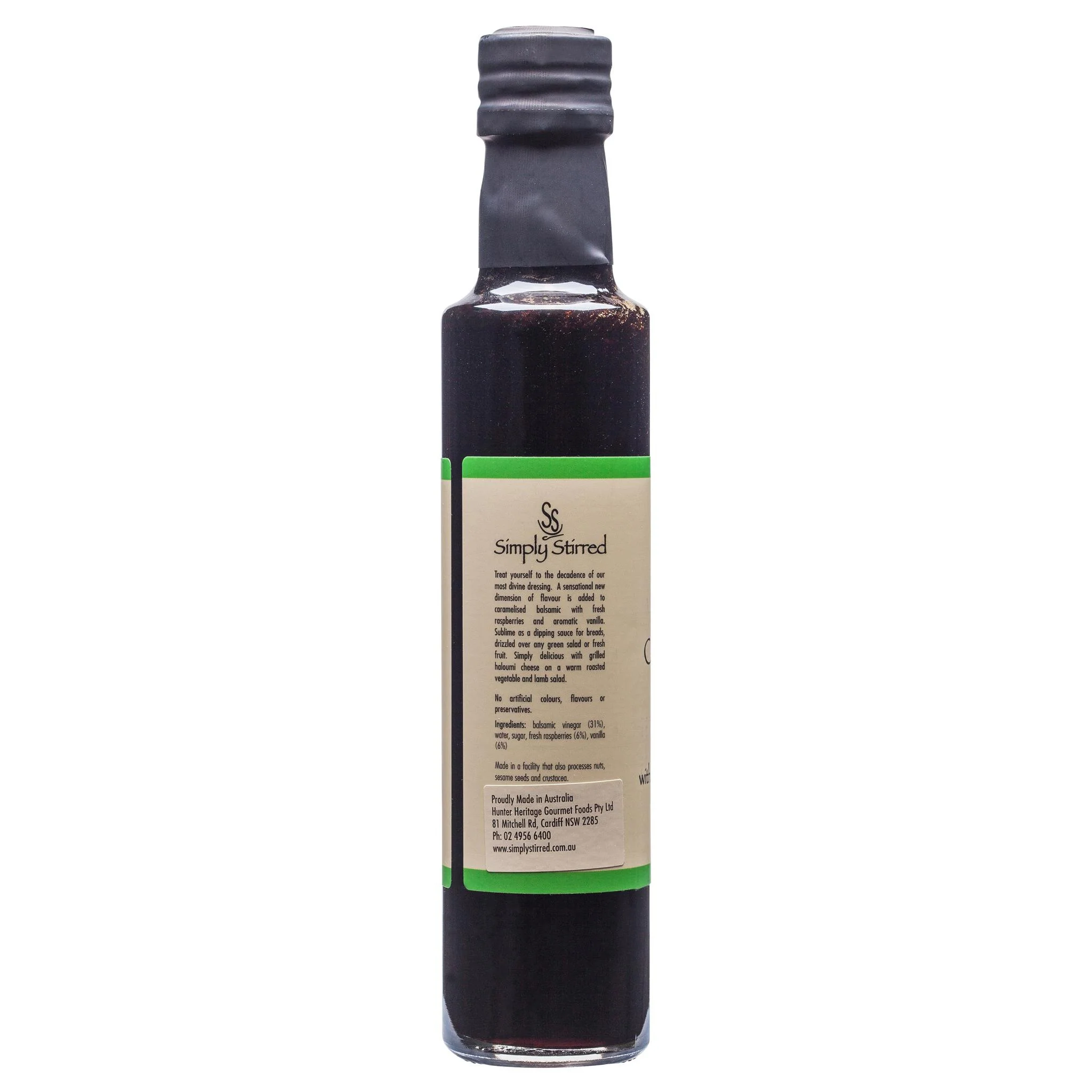 Simply Stirred Caramelised Balsamic Dressing with Raspberry and Vanilla 250ml - Image 3