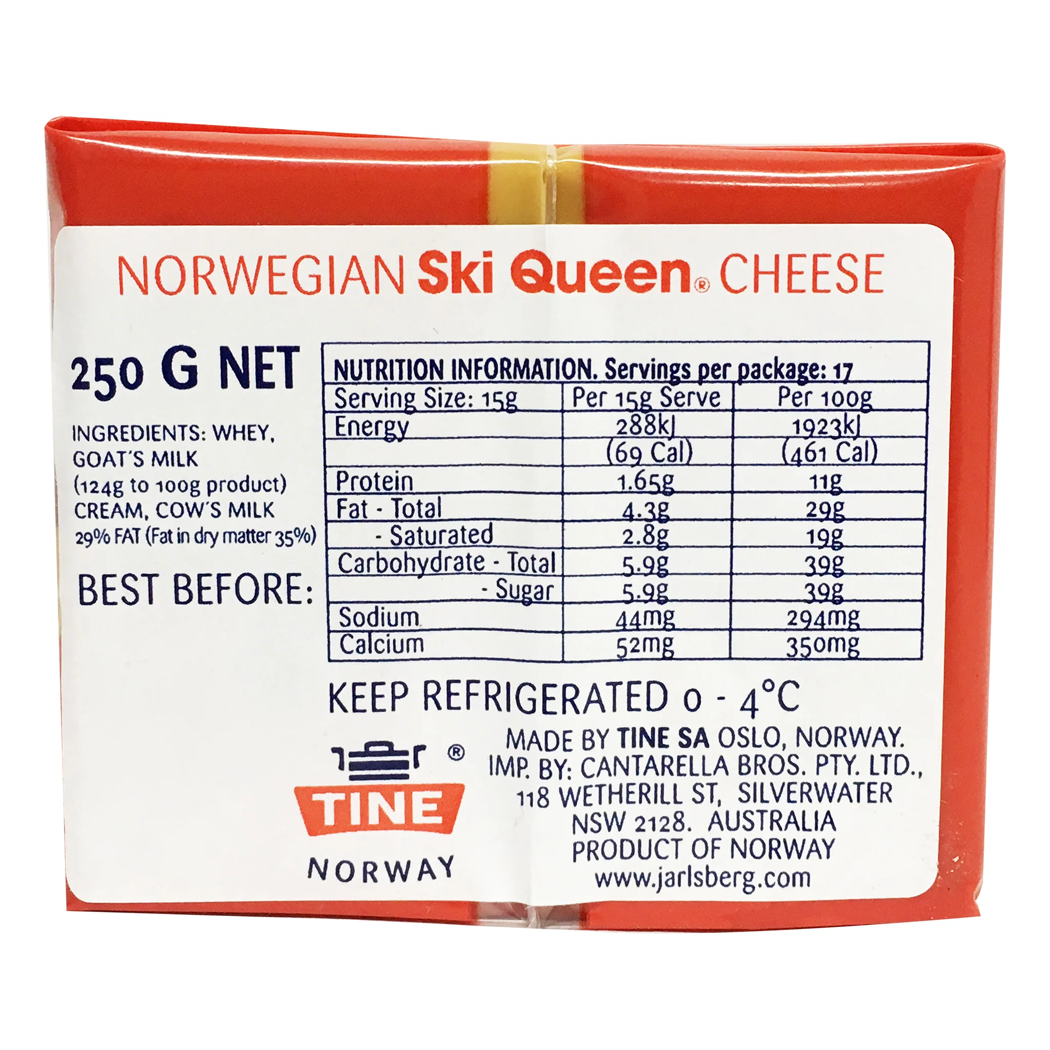Ski Queen Norwegian Cheese 250g - Image 2