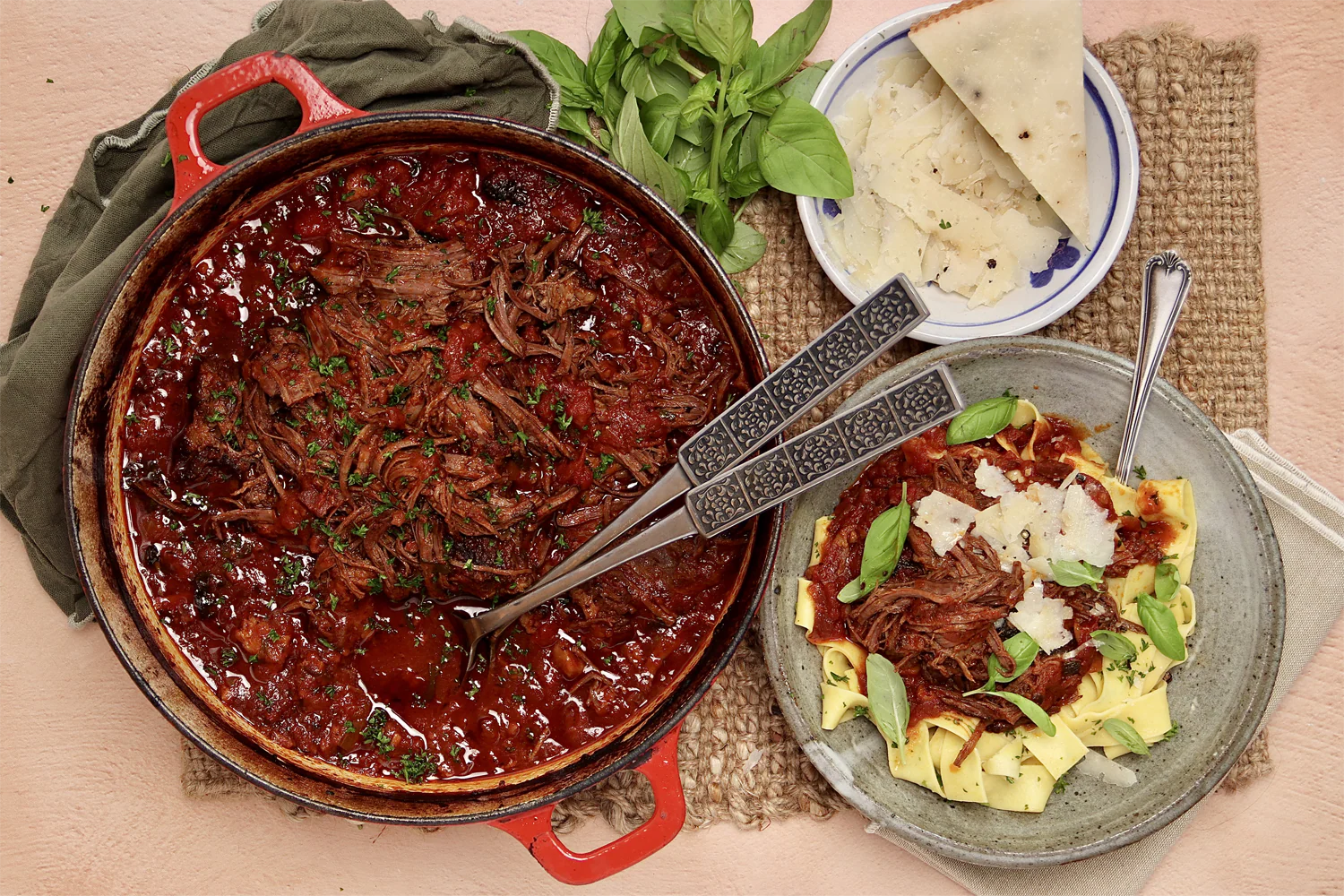 Slow Cooked Brisket Ragu - With Papardelle Pasta - Image 2